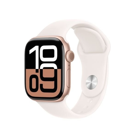 Đồng hồ Apple Watch Series 10 GPS 42mm Rose Gold (Vỏ Nhôm Dây Light Blush Sport Band - M/L) (MWWJ3SA/A)