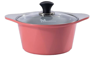 Nồi đá đáy từ 20cm Ecoramic EVLIH-20(P)