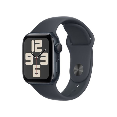 Đồng hồ Apple Watch SE 2024 GPS 44mm Midnight (Vỏ Nhôm Dây Midnight Sport Band - S/M) (MXEJ3SA/A)