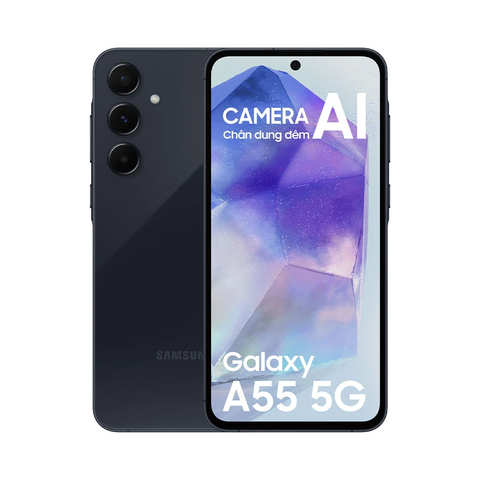 Điện thoại Samsung Galaxy A55 5G 8GB/128GB (Awesome Navy) (SM-A556EZKAXXV)