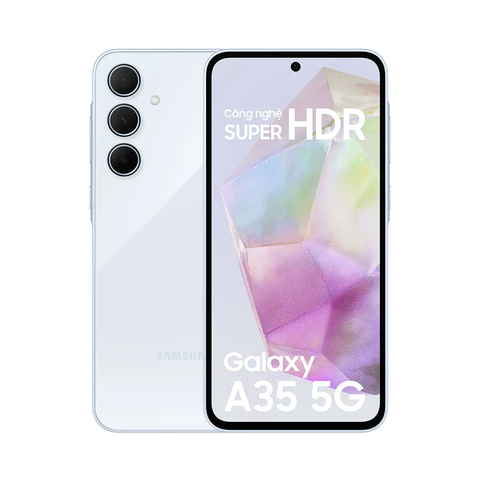 Điện thoại Samsung Galaxy A35 5G 8GB/128GB (Awesome Iceblue) (SM-A356ELBDXXV)