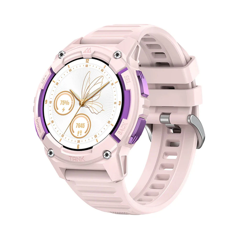 Đồng hồ Kospet Tank S2 GPS 33mm Bluetooth (Vỏ Nhựa Dây Silicon) - Hồng