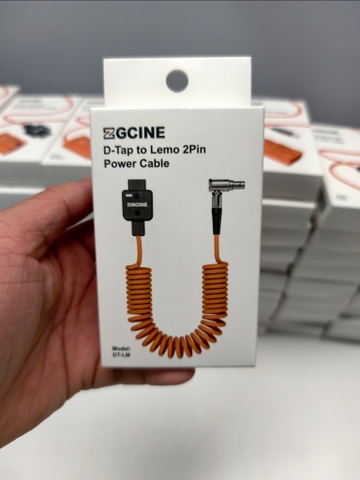 ZGCINE DT-LM DTap to Lemo 2Pin Male Power Cable for Select RED ARRI and SONY Camera