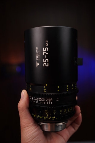 Tokina 25-75mm T2.9 Lens (PL Mount) likenew