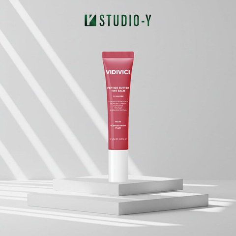 Son Dưỡng Có Màu VIDIVICI Peptide Butter Tint Balm – Màu Plum Vibe (No.06) – Dưỡng Ẩm & Căng Mọng