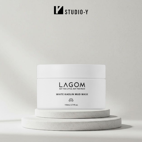 Mặt Nạ Bùn Khoáng Lagom White Kaolin Mud Mask (110ml) – Làm Sạch Sâu, Hút Dầu Nhờn & Se Khít Lỗ Chân Lông