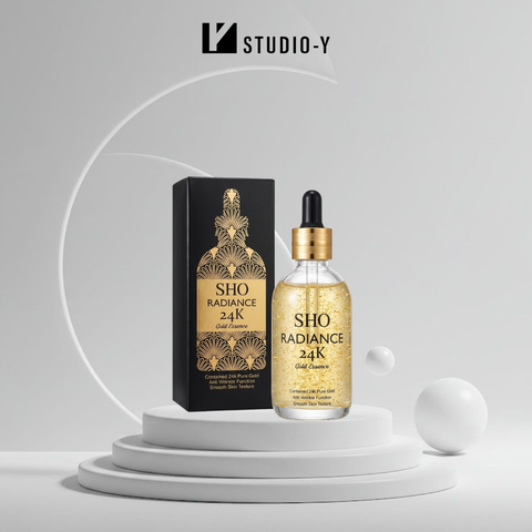 Tinh Chất Dưỡng Da Vàng 24K SHO Radiance 24K Gold Essence – Chống Lão Hóa, Dưỡng Da Căng Mịn