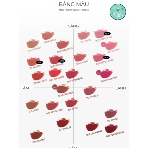 Son kem lì thuần chay Muzigae Mansion Objet Liquid, son môi Hàn Quốc, 6g
