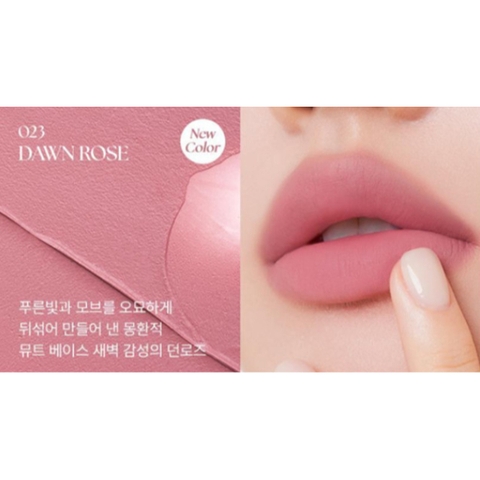 Son kem lì thuần chay Muzigae Mansion Objet Liquid, son môi Hàn Quốc, 6g