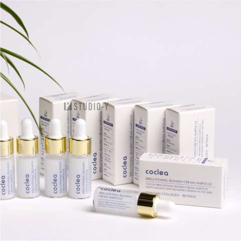 [HOT] Tinh chất trắng da, mờ thâm nám Coclea Brightening Blemish Cream Ampoule 10ml, serum huyết thanh