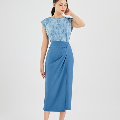Chân váy nữ Midi Wrap 24H-28, Blessing