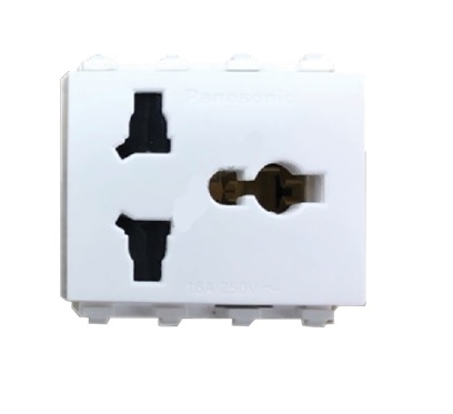 WEI1171SW-VN - Ổ cắm đa năng Panasonic, Dòng Wide, Màu trắng
