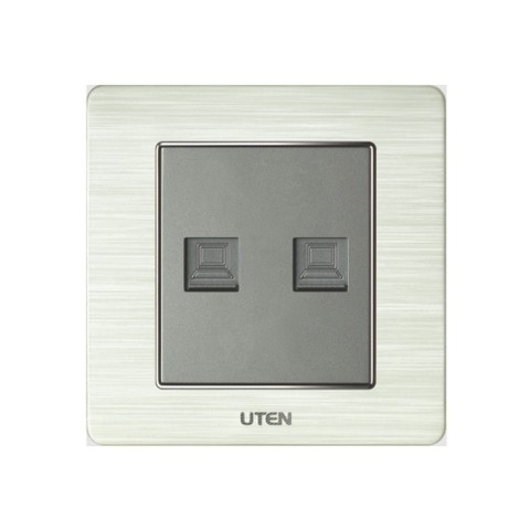 V6.0G-2PC - Bộ ổ cắm Internet đôi Uten