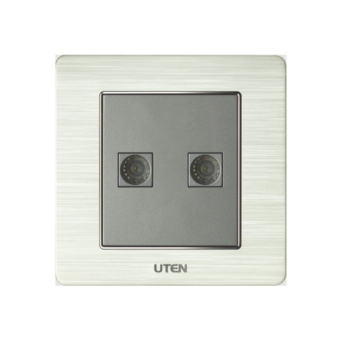 V6.0G-2TV - Bộ ổ cắm TV đôi Uten