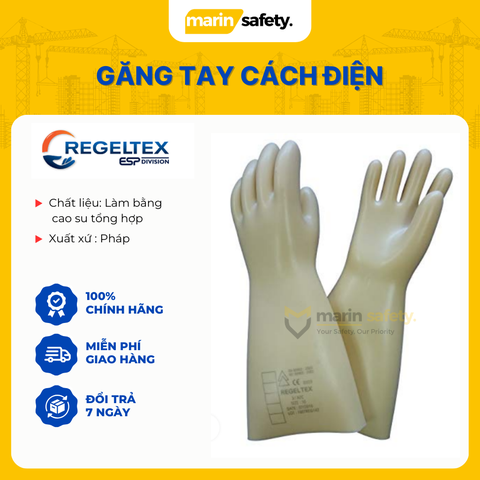 Găng tay cách điện hạ áp 500V Regeltex