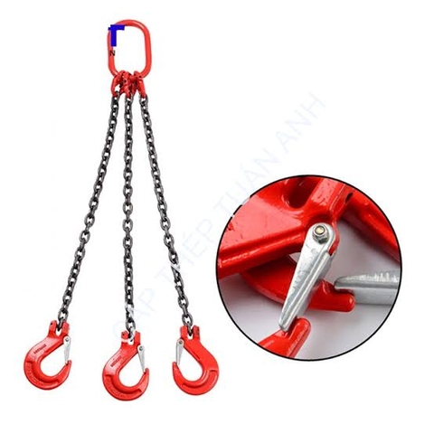 Xích cẩu hàng 3 sợi dài 1 mét 10 tấn