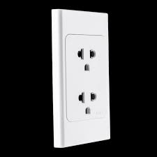 Ổ cắm đôi 3 chấu đế liền 16A KT120x70mm mã A20UES2N