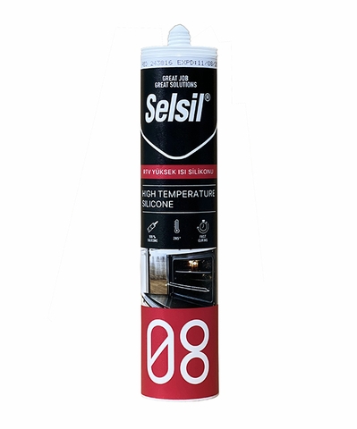 Keo silicone chịu nhiệt Selsil RTV High Temperature 280ml