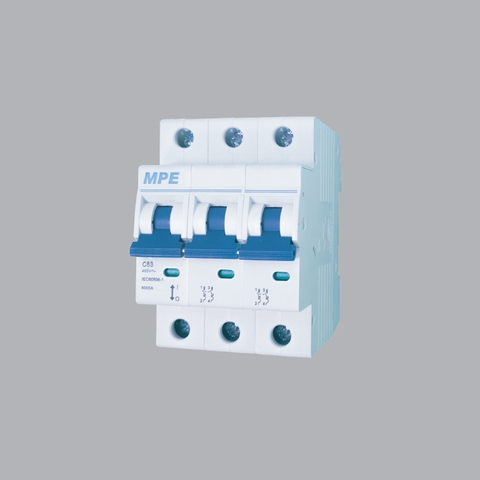 Aptomat MCB 3 pha, 50A, 6kA