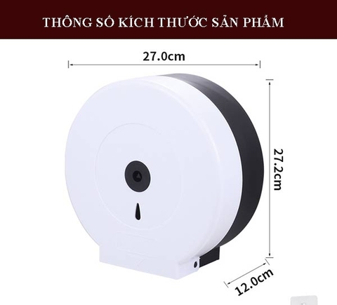 Hộp đựng giấy vệ sinh treo tường bằng nhựa