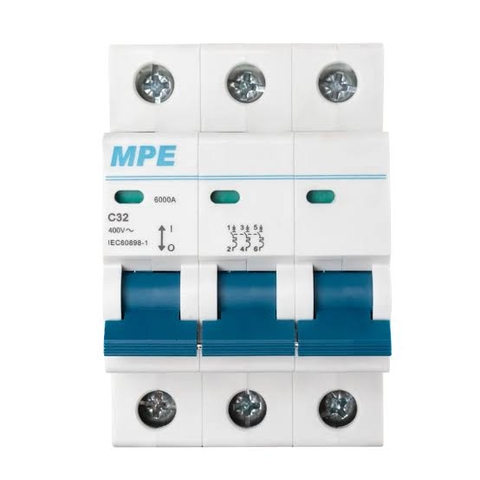 Aptomat MCB 3 pha, 32A, 6kA
