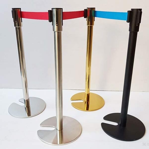 Côt chắn inox đế chữ U dây dài 2m