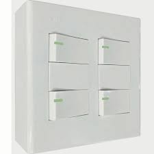 Bộ công tắc đôi 4 công tắc và đế nổi đôi