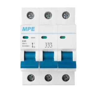 Aptomat MCB 3 pha, 40A, 6kA