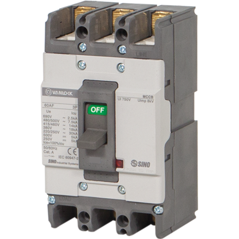 Aptomat khối MCCB 2P 125A 65kA SBE202b/125
