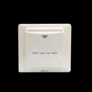 Bộ công tắc dùng thẻ 25A có thời gian chậm KT86x86mm