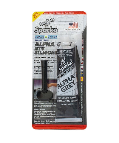 Keo tạo gioăng Sparko Alpha Grey Silicone 85gr
