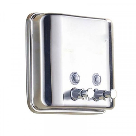 Hộp đựng nước rửa tay inox 2 ngăn 450 ml x 2