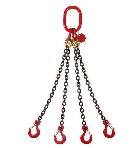 Xích cẩu 4 sợi dài 1 mét tải trọng 5 tấn