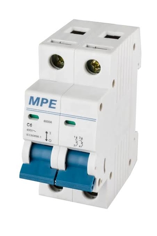 Aptomat MCB 2 pha, 63A, 4.5kA