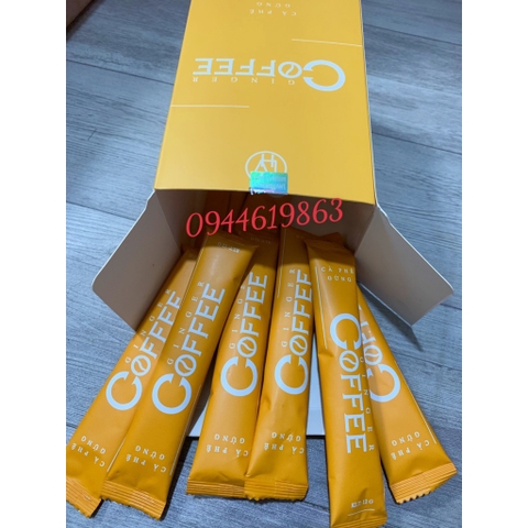 Cà phê gừng giảm cân chính hãng - 1 gói lẻ dùng thử  - HTHshop102