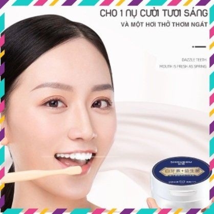 BỘT SIÊU TRẮNG RĂNG CHÍNH HÃNG TỪ NHẬT BẢN Shoukou, probiotic  - HTHshop102