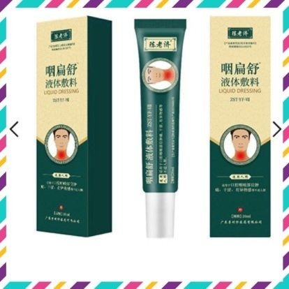 Gel Bôi Thảo Dược Liquid Dressing Giảm Viêm, Đau Họng Hạt, Amidan, Mãn Tính  - HTHshop102