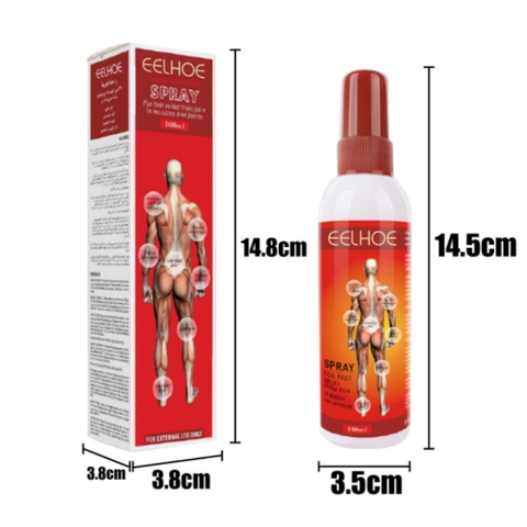 Xịt Giảm Đau Nhanh Rapid Relief Spray Hỗ Trợ Gi.ảm Đau Nhức, Căng Cơ, Các Vết Sưng Tím 100ml - HTHshop102