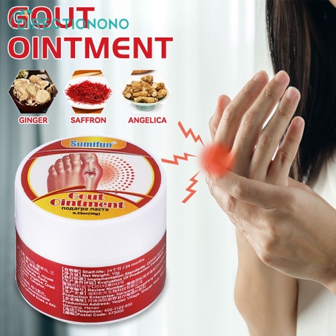Kem Bôi Gout Sumifun Gout Ointment Chăm Sóc Xương Khớp, Giảm Sưng Đau Gout và Xẹp Tophi Thảo Dược - HTHshop02