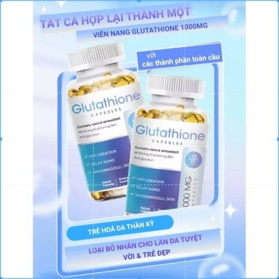 Viên uống trắng da mờ nám Glutathione - HTHshop102