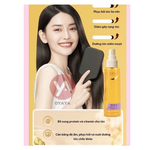 Xịt dưỡng tóc phục hồi tóc hư tổn hương nước hoa