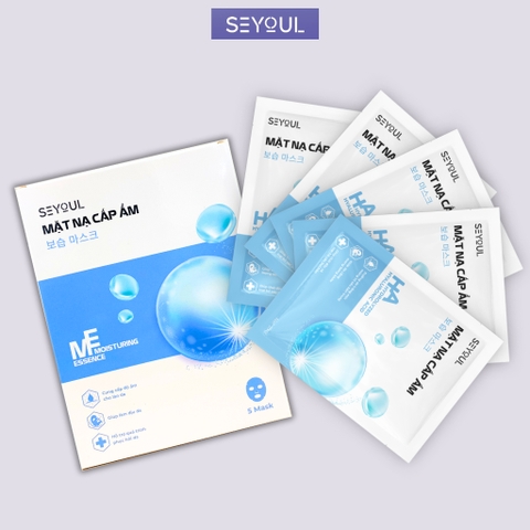 Mặt Nạ Giấy Cấp Ẩm SEYOUL dưỡng ẩm, chống lão hoá và hỗ trợ quá trình phục hồi da - Hộp 5 miếng mặt nạ HTHshop