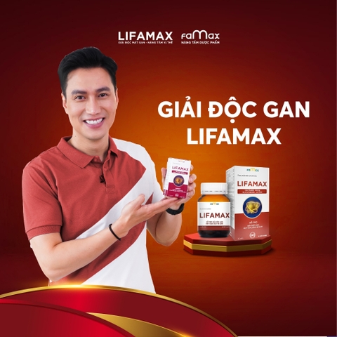 Viên Uống Lifamax Giúp Giải Độc Gan, Mát Gan, Phục hồi chức năng gan - Hộp 30 viên
