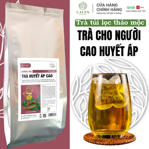 Trà Huyết Áp Cao CALEN, Giúp ổn định huyết áp, tránh tăng huyết áp đột ngột - Bịch 30 gói túi lọc -HTHshop