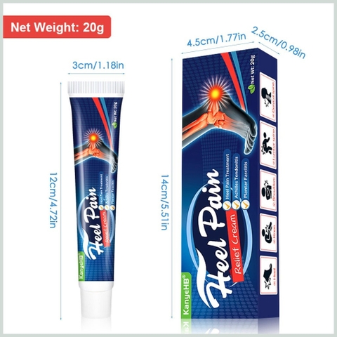 Kem Chăm Sóc Xương Khớp KanyeHB Heel Pain Relief Cream Giảm Đau Gót Chân, Mắt Cá Chân và Bàn Chân - HTHshop02