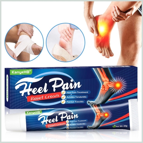 Kem Chăm Sóc Xương Khớp KanyeHB Heel Pain Relief Cream Giảm Đau Gót Chân, Mắt Cá Chân và Bàn Chân - HTHshop02