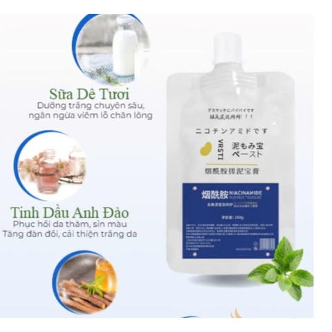 Gel kích trắng đào thải hắc tố da VRSTI - Gel tẩy tế bào chết, bã nhờn trên da, lấy đi lớp da sần, nám - HTHshop