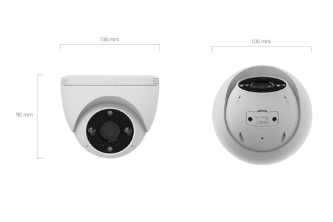 Camera EZVIZ H4 (Wifi Dome 3MP)