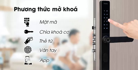 Khóa Vân Tay Cửa Nhôm Kaadas S10-5W
