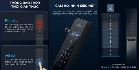 Khóa cửa thông minh Kaadas Q9-FVP